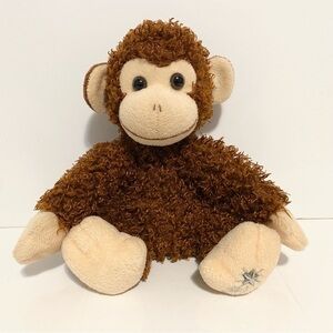 Russ Shining Stars Monkey Plush Stuffed Animal 8” Inches Star On Foot No Code